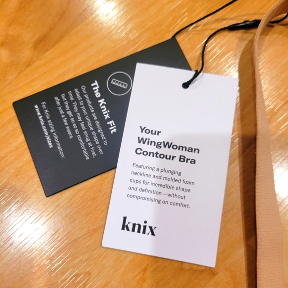 Knix Wingwoman Contour Wireless Bra Color Sand Size 5 New - Picture 9 of 14
